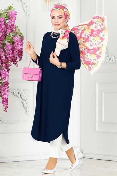 verabelle Tunica Sandy cu mânecă liliac, potrivită pentru mărimea 36-38-40-42-44-46