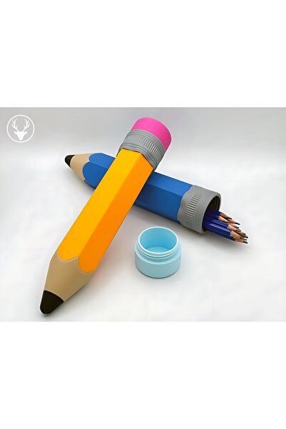 BaBaWoSs Kalem Kutusu Kalem Figürü Tatlı Şirin Görsel Yüksek Kaliteli Baskı