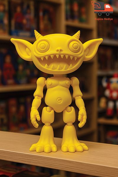 expres hediye Monster Goblin, Monster Goblin Toy with Movable Joints
