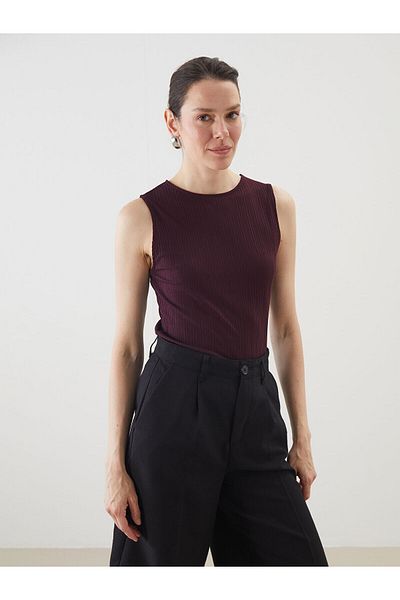 LC Waikiki Crew Neck Textured Women's Athlete