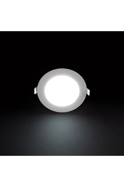 BMG Aydınlatma 9 Watt Sıva Altı LED Panel Beyaz Işık LED Spot Alçıpan Yuvarlak Gömmer Tavan Spot Işık