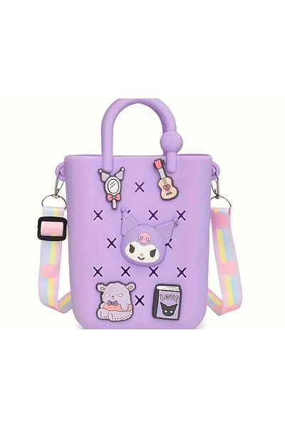 Be Best Purple Color Character Silicone Beach Bag Be118
