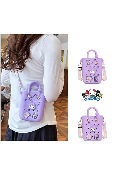 Be Best Purple Color Character Silicone Beach Bag Be118