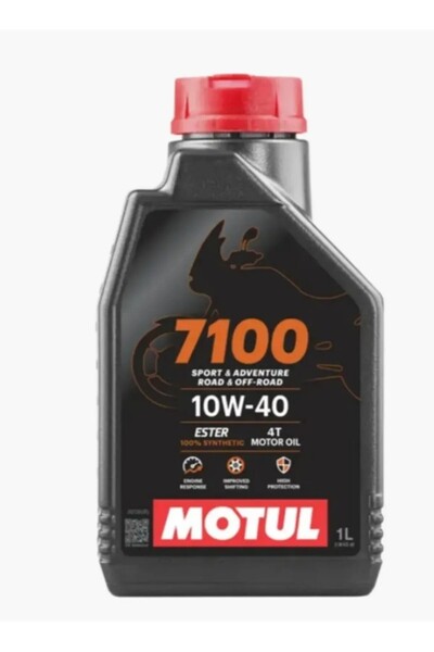 Motul 10w40 7100 1 Litre Tam Sentetik Motosiklet Yağı Made In France