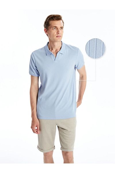 LC Waikiki Tricou cu mânecă scurtă pentru bărbați cu gât polo