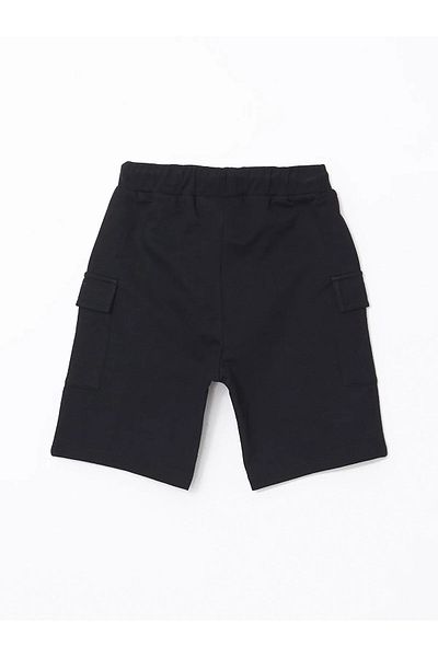 LC Waikiki Tricou și pantaloni scurți pentru băieți cu decolteu rotund cu imprimeu sonic, pachet de 2