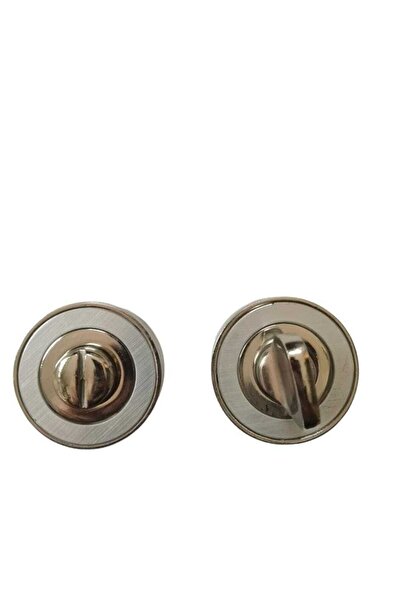 HALL BREATHE Şık Nikel Saten WC Kapı Kolu Rozeti, dayanıklı ve modern tasarım.