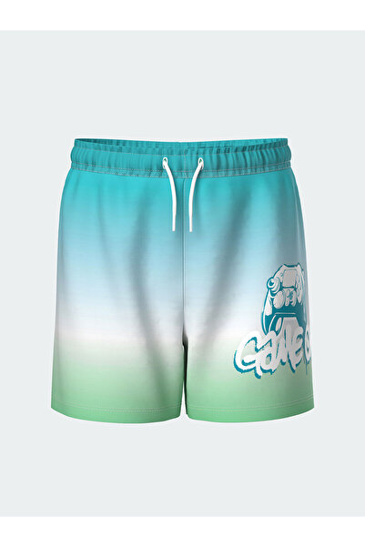 LC Waikiki Ozmarka New Season Quick-Drying Uv-Protected Boys' Swim Shorts