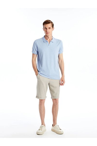 LC Waikiki Tricou cu mânecă scurtă pentru bărbați cu gât polo