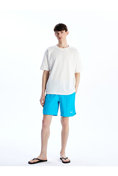 LC Waikiki Pantaloni scurți de mare imprimați până la genunchi pentru bărbați