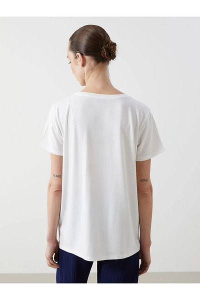 LC Waikiki Crew Neck Printed Women's T-Shirt