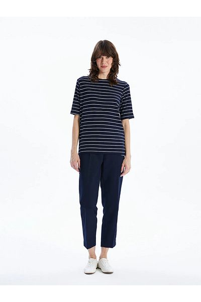 LC Waikiki Crew Neck Striped Women's T-Shirt