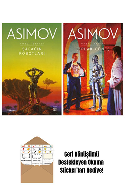 İthaki Yayınları Şafağın Robotları – Robot Serisi 3. Kitap + Çıplak Güneş – R...