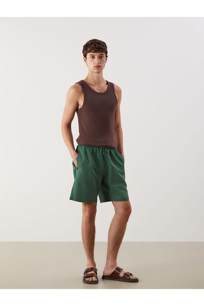 LC Waikiki Nevavm Short Length Basic Men's Swim Shorts with a Difference in L...