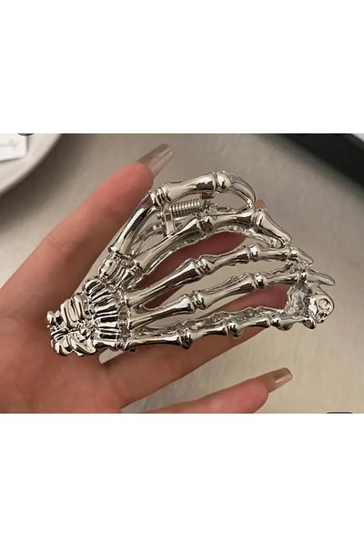 Pinkimaj Gothic Buckle Skeleton Metal Buckle Style Yk2