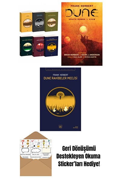 İthaki Yayınları Dune Takım Set + Dune – Grafik Roman 1. Kısım + Dune Rahibel...