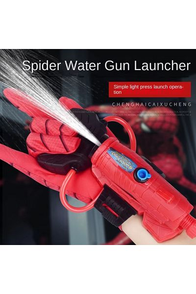 Toybox Spider Web Gloves Shooters Costume Toy for Kids Girl Boys, Spiderman Water Cosplay Launcher
