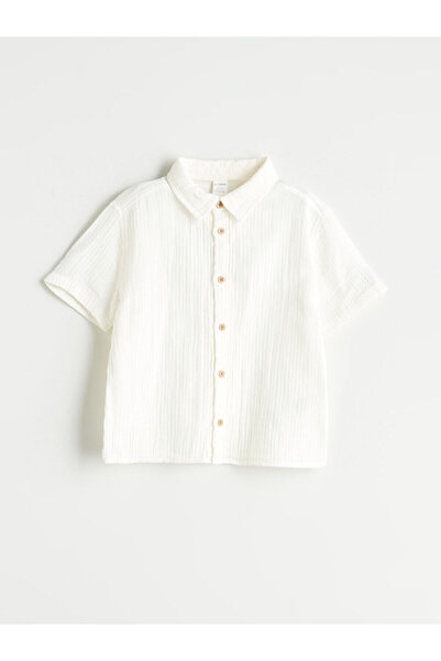 LC Waikiki Βασικό πουκάμισο για αγόρια Özmarka Νέας Σεζόν