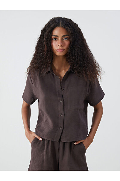 LC Waikiki Nevavm Regular Fit Muslin Women's Shirt with a Difference