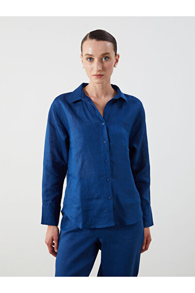 LC Waikiki Nevavm 100% Linen Women's Shirt with a Difference