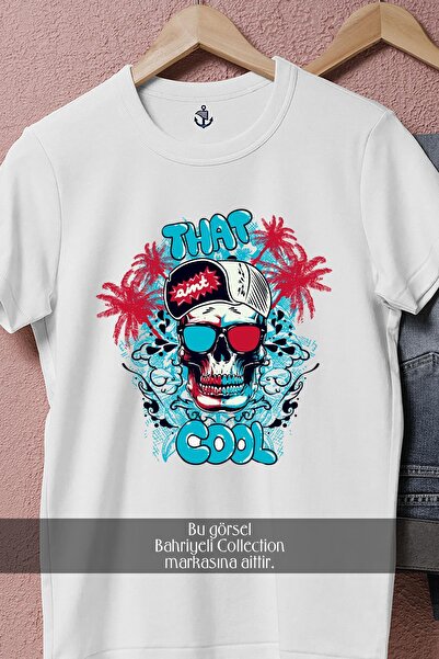 Bahriyeli Collection oversized Μπλουζάκι Unisex με δροσερό σχέδιο