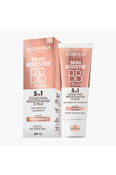 Deborah كريم أساس Skin Booster BB كريم أساس 5 في 1 Skin Perfector مع فيتامين C - 30 مل
