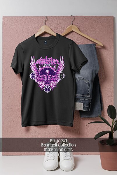 Bahriyeli Collection oversized Unisex T-Shirt με κακοποιημένο σχέδιο