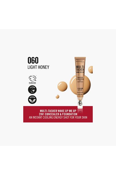Rimmel Rimmel Multi-Tasker Wake Me Up Concealer and Foundation - 20 ml