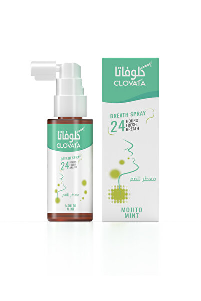 ALKHURAIJI كلوفاتا معطر للفم 24 ساعة نفس منعش بنكهة موهيتو منت - 50 مل