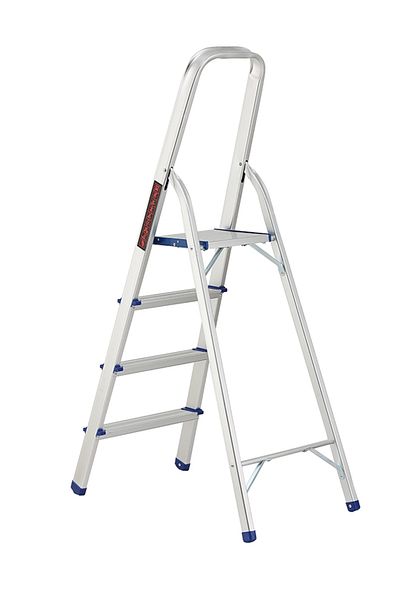 Lawazim Step Folding Ladder - Lightweight Step Stool with Anti-Slip Pedals for Home & Outdoor Use