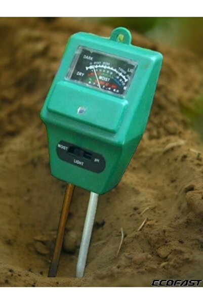 HALL BREATHE Çok Fonksiyonlu Toprak Ölçüm Cihazı, Nem, PH ve Işık Takip Seti