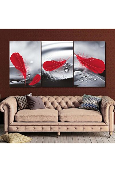 Marktna ثلاث لوحات قماشية فخمة بتصميم مودرن مع برواز فضي مجوف