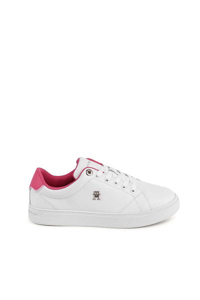 Tommy Hilfiger Sneakers Dama Alb Si Roz Ciclam