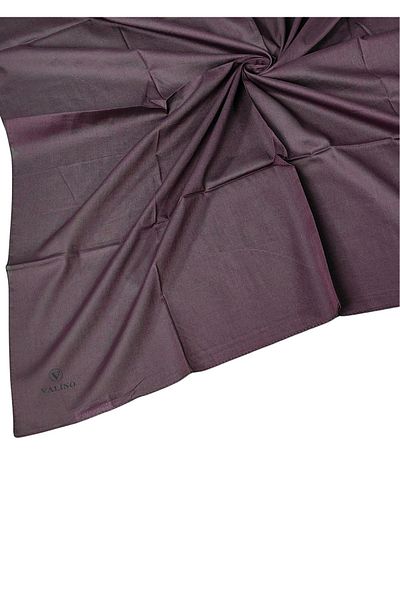 mim eşarp Eșarfă Valino din bumbac organic de culoare uni 100x100 cm - țesătură naturală și respirabilă