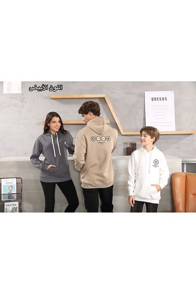 ALANAQA Boys' Oversized Faux Fur Hoodie Unisex Winter Padded Pullover 5-16 Years