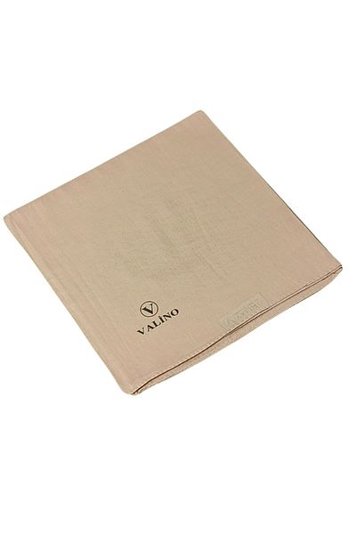 mim eşarp Eșarfă Valino din bumbac organic de culoare uni 100x100 cm - țesătură naturală și respirabilă
