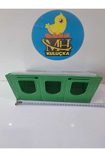 mhh 3-Eye Hanging Feed Bin14X27,5X9Cm