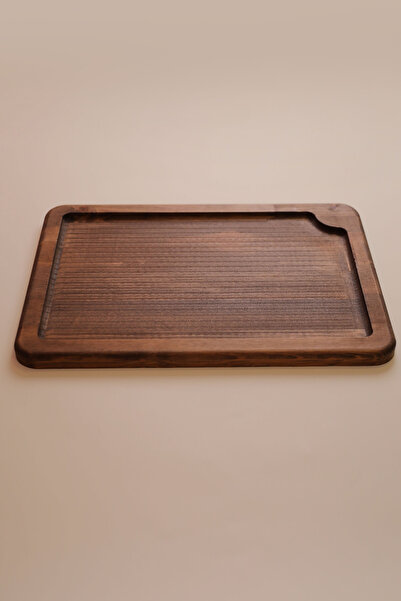 Rabo Craft Curva - Masif Oluklu & Kanal Detaylı Kesme Tahtası & Sunumluk