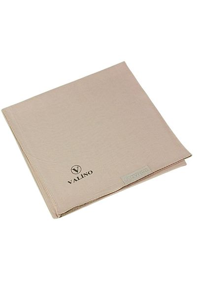 mim eşarp Φουλάρι Valino οργανικό βαμβάκι μονόχρωμο 100x100 cm - Φυσικό και αναπνεύσιμο ύφασμα