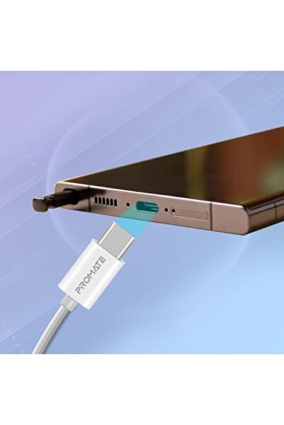 Promate Earbuds with USB-C™ Connector, Ergonomic In-Ear USB-C™ HD Mono Earphone with Mic, Noise