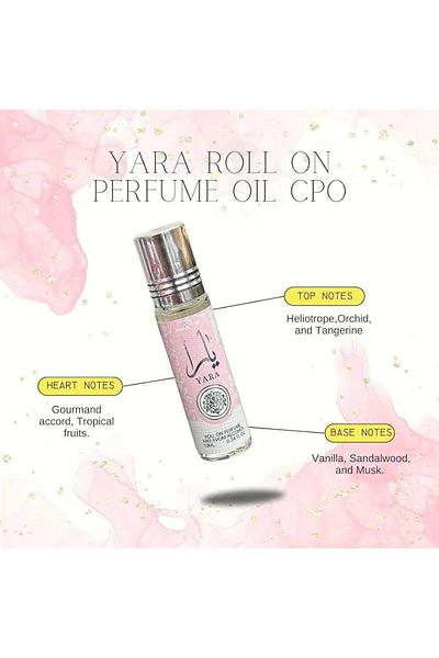 Lattafa perfumes Yara Roll On 10ml Perfume Oil