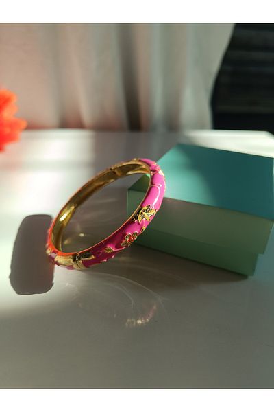 Kudi Women's enamel handcuffs