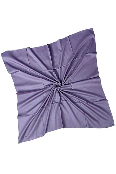 mim eşarp Eșarfă Valino din bumbac organic de culoare uni 100x100 cm - țesătură naturală și respirabilă