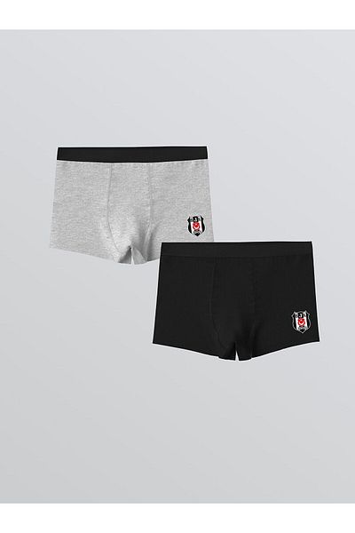 LC Waikiki Boxeri pentru băieți cu imprimeu Beşiktaş, pachet de 2