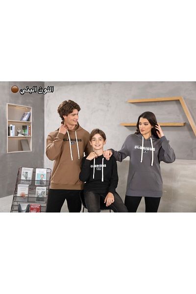 ALANAQA Boys' Oversized Unisex Hoodie Winter Pullover Ages 5-16 Years