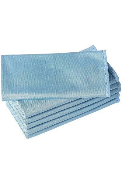 Bonjour عبوة من 6 قطع من مناديل تنظيف الزجاج من الألياف الدقيقة | 16 بوصة × 1...