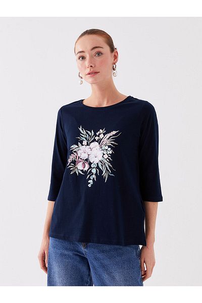 LC Waikiki Crew Neck Printed Women's T-Shirt