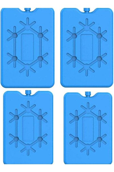 Bonjour عبوة من 4 أكياس ثلج لعلبة الغداء، عبوات تجميد رقيقة للغاية وقابلة لإع...