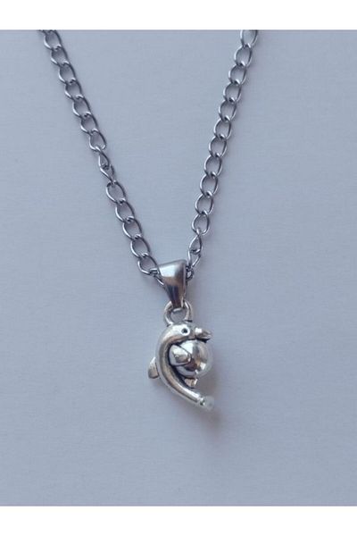 VerdeHome Vintage Silver Color Stainless Necklace Models |   Handmade, Retro and Minimal Jewelry Models