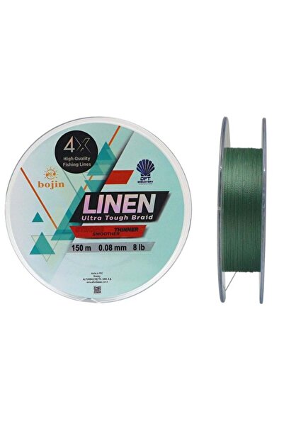 Generic Brand DFT 4X zeleni laneni ribolovni konac 0.10MM 150MT